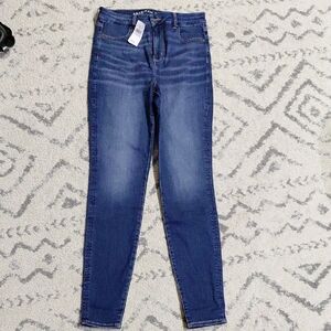 American Eagle Outfitters Dark Blue Skinny Jeans